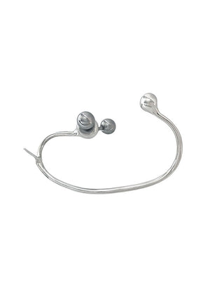 BALLS PIERCING EARCUFF ARGENT 925