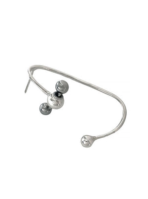 BALLS PIERCING EARCUFF ARGENT 925