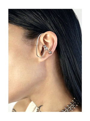 BALLS PIERCING EARCUFF ARGENT 925