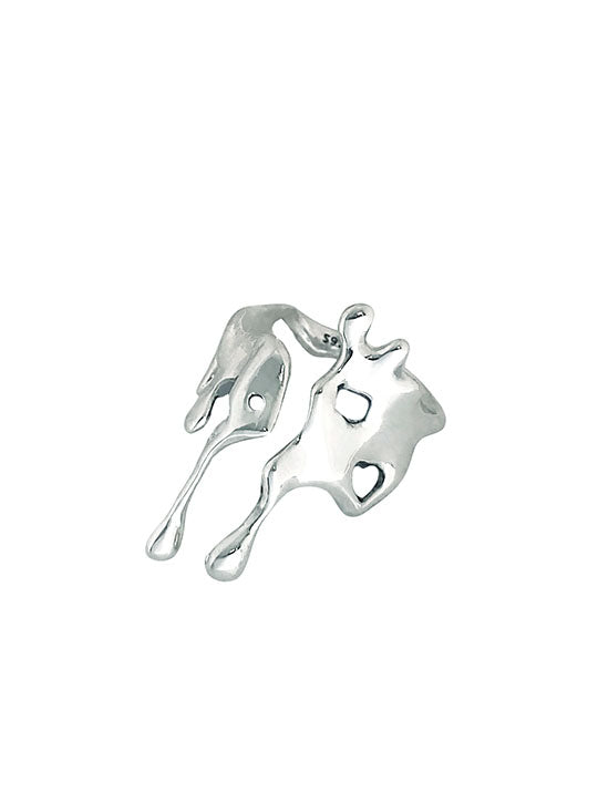 MASK RING ARGENT 925